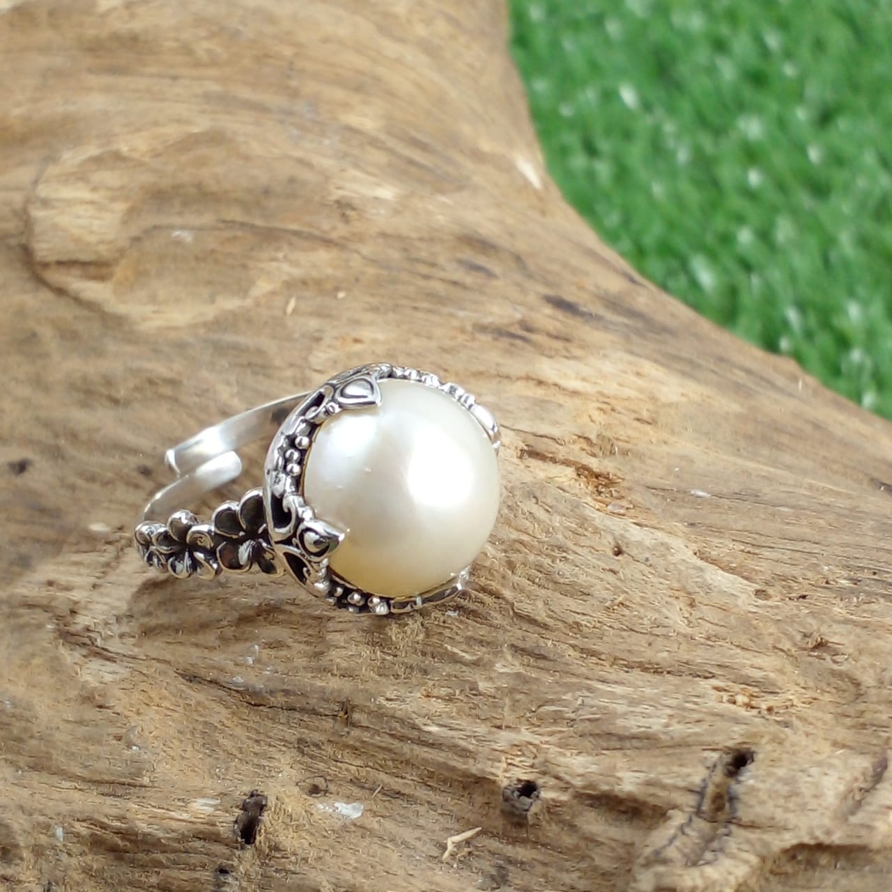 Jepun Mabe Silver Ring R406MWTW160
