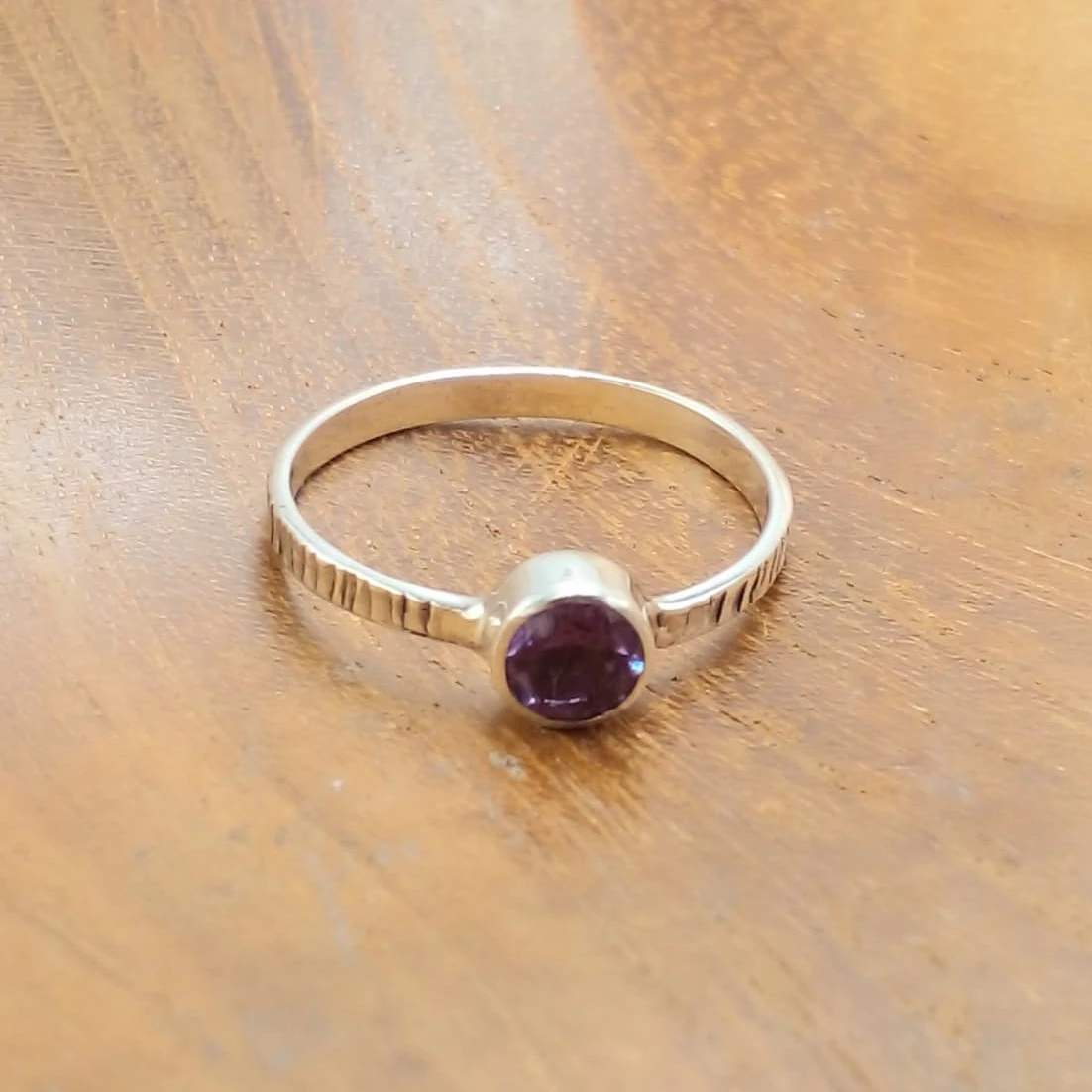 Hammer Ring With Gems R676RD-BTZW75