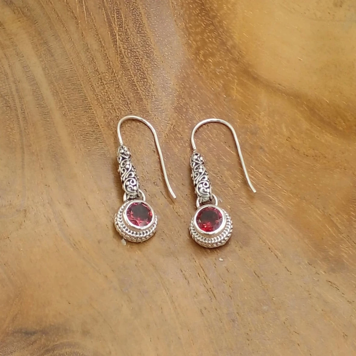 Silver Earrings With Gems E1811AMYW303